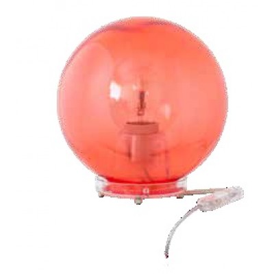 Πορτατίφ κομοδίνου χρωματιστή πολυκαρβονική μπάλα Φ20cm