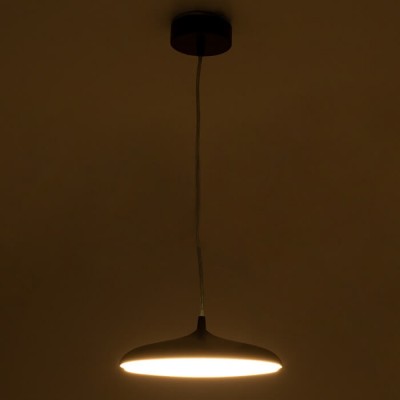 Κρεμαστό φωτιστικό LED CCT 12W χάλκινο πιάτο Φ25x8cm
