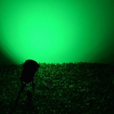 Σποτ κήπου 24V IP67 LED Πράσινο Φως πλαστικό μαύρο 13cm ή καρφωτό 28cm