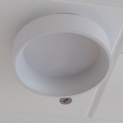 Μεταλλική πλαφονιέρα οροφής LED Dim Φ60cm