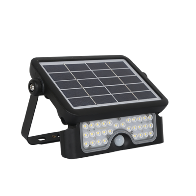 Φορητός προβολέας LED 8W με ηλιακό πάνελ και αισθητήρα κίνησης