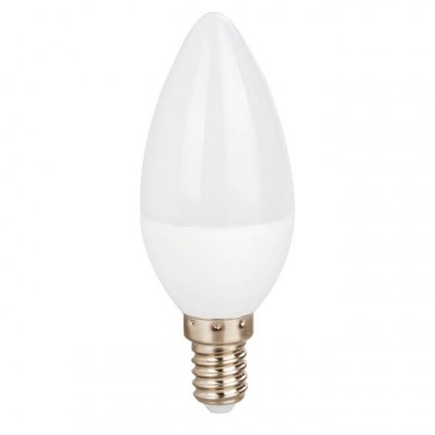 Λάμπα LED Ε14 Λευκό Κεράκι 5W Φυσικό Φως
