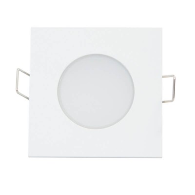 Λευκό χωνευτό σποτ 8.2x8.2cm με τρύπα κοπής Ø6.5cm LED 5W
