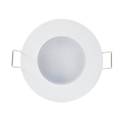 Λευκό χωνευτό σποτ Ø9cm με τρύπα κοπής Ø7cm LED 5W